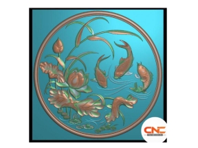 Download file Tranh sen cá cnc jdp