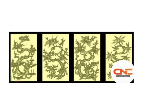 Download file Tứ quý cnc đẹp nhất