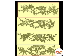 Download file tứ quý cnc mẫu mới nhất