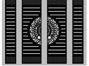 Download model cổng 4 cánh trống đồng bông tuyết cnc đơn giản