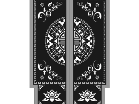 Download model cổng dơi cnc hoa văn đẹp