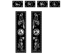 Download model cổng phúc lộc cnc dxf đẹp mắt