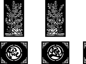 Download model cổng phúc lộc thọ cnc dxf tuyệt đẹp