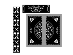 Download model cổng trống đồng cnc đẹp mắt dxf