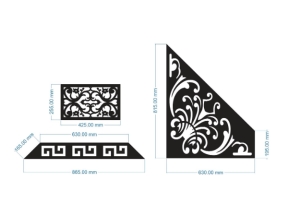 Download model hoa văn cổng cnc dxf đẹp mắt
