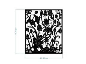 Download model vách sen cnc dxf mới nhất