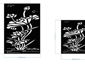 Download model vách sen cnc dxf tuyệt đẹp