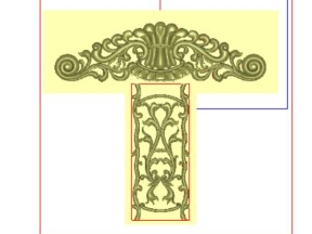 Download thiết kế ghế cnc hoa lá tây