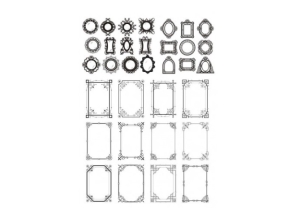 Download tổng hợp mẫu Khung gương CNC