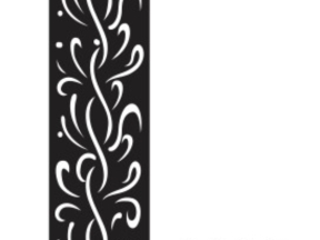 Dựng model cnc vách cổng hoa văn dxf