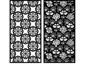 File 2 mẫu vách hoa cnc