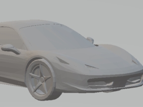 File 3d (.stl) mô hình xe ferari