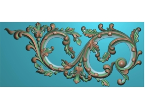 File 3d cnc hoa góc đẹp