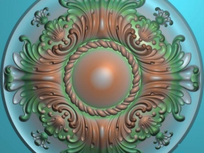 File 3d cnc mâm trần tròn đẹp