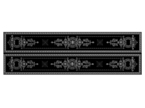 File 3d cnc ốp cột lá tây jdp