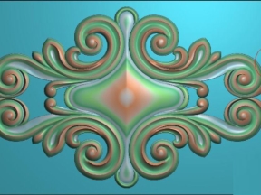 File 3d jdpaint hoa lá tây trang trí