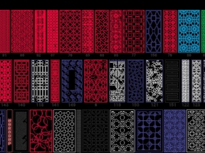 File autocad mẫu thư viện trọn bộ gần 300 mẫu vách cnc đẹp