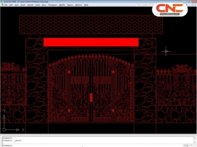 File Autocad thiết kế cổng hàng rào CNC plasma