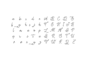 File bản vẽ bảng chữ cái cnc