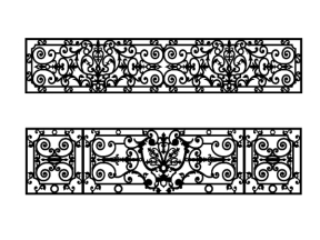 File cad cnc 2 thiết kế lan can siêu hot
