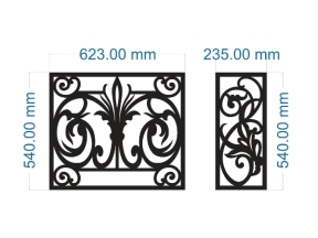 File cad cnc lan can lá tây