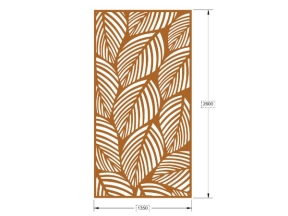 File cad cnc vách lá đẹp