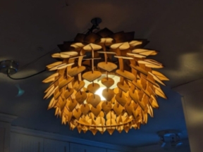 File cad đèn chùm trang trí