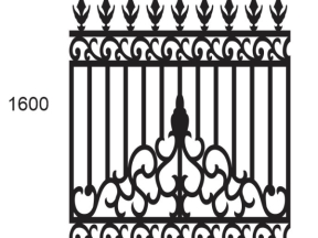 File cad hàng rào cnc đẹp mắt