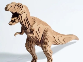 File cad mô hình khủng long ghép