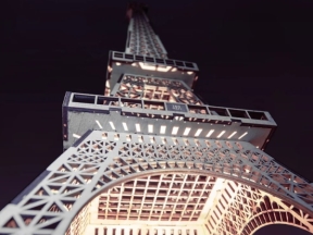 File cad tháp eiffel đẹp