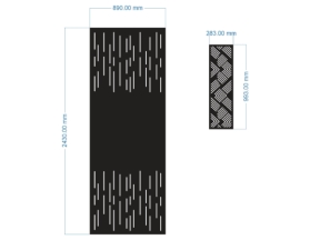 File cad thiết kế cnc vách cổng dxf đẹp