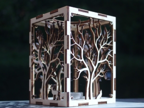File cad thiết kế hộp cây
