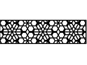 File cad thiết kế lan can cnc hoa văn lỗ dxf