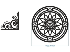 File cad thiết kế mái kính cnc file dxf đẹp