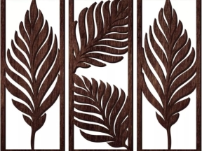 File cad vách lá đẹp mắt