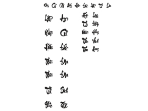 File cắt chữ theo phong cách thư pháp cnc