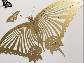 File cắt cnc decor hình con bướm