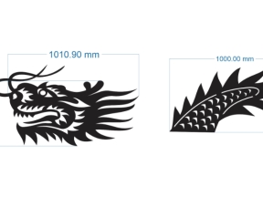 File cắt cnc rồng file cad đẹp