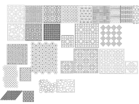 File cắt tổng hợp mẫu hoa văn trang trí cnc