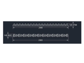 File cnc 2 kt diềm mái kính