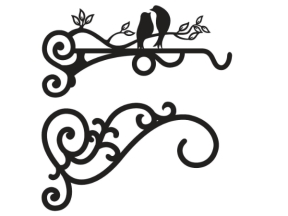 File cnc 2 thiết kế hoa góc