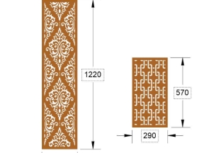 File cnc 2 thiết kế vách hoa đẹp