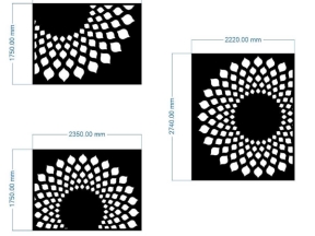 File cnc 3 thiết kế kích thước giếng trời
