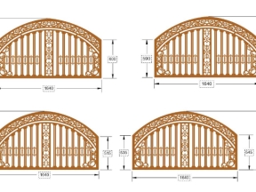 File cnc 4 thiết kế hàng rào đẹp