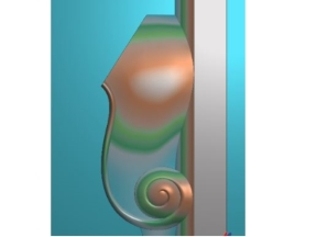 File cnc chân bàn ghế soắn ốc đơn giản