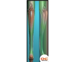 File cnc chân ghế đơn giản