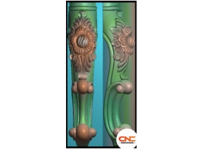 File cnc chân ghế hoa mới nhất