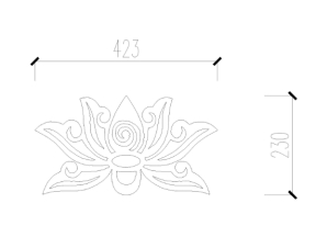 File CNC chi tiết hoa sen file cad