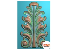 File cnc con sơn đấu cột lá tây