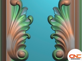 File cnc con sơn lá tây jdp đẹp